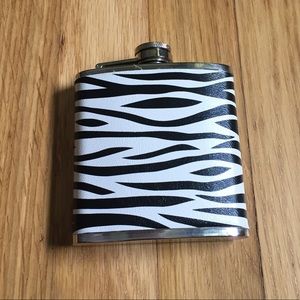 Trendy Zebra Flask